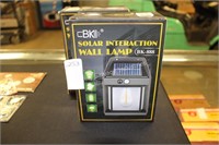 2- solar motion activated wall lamps (display)