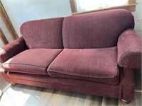 St. James Burgundy couch