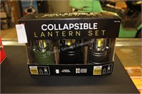 3pk collapsible lanterns 100-200 lumens (display)