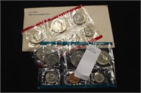 1980 US mint uncirculated coin set (display)