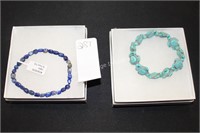 2- stone bracelets (display)
