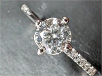 $4400 14K  Lab Grown Diamond(0.6ct) Diamonds(0.08c
