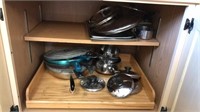 Revere ware pots and pans, nonstick skillets,