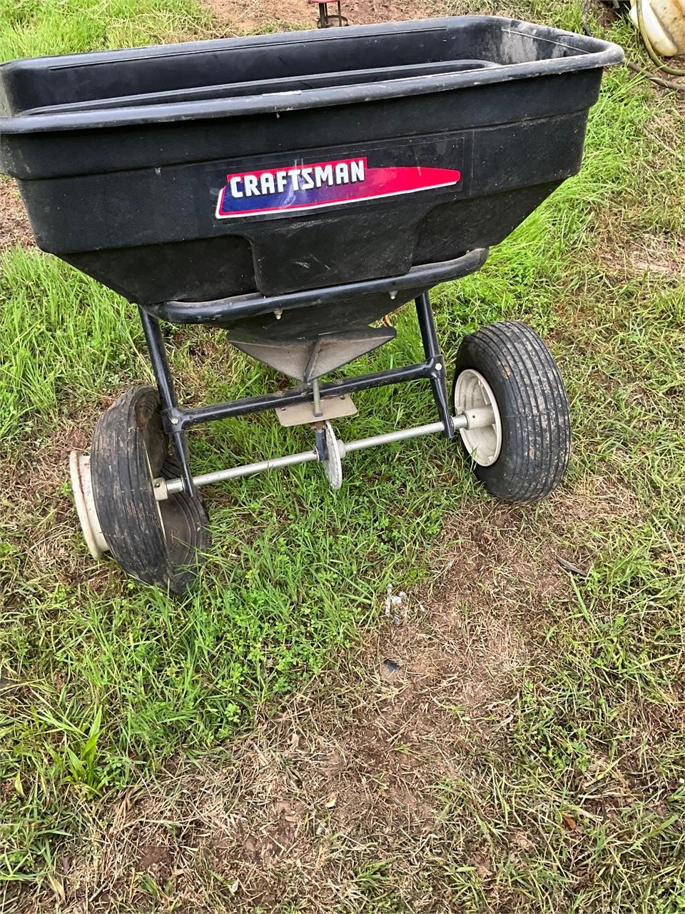 Craftsman seeder cart- tired needs placed on rim