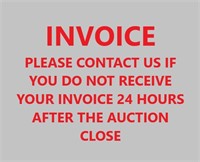If you have not received an invoice within 24 hour