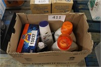 box of asst cleaning products