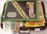 VINTAGE PAPER W/ ADS, NEWSPAPERS, PAMPHLETS