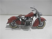16"x 8"x 4" Tin Toys Vtg Metal Motorcycle