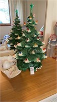 Vintage - ceramic Christmas Tree- **Broken**-