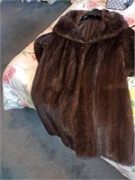 Full length mink coat size medium