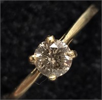 $1995 10K  Diamond (0.5Ct,I1,Light Brown) Ring