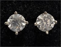 $2105 14K  Diamond (0.5Ct,Si1-2,G-H) Earrings