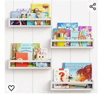 Nursery Book Shelves Floating - 4 Pk 16.5"