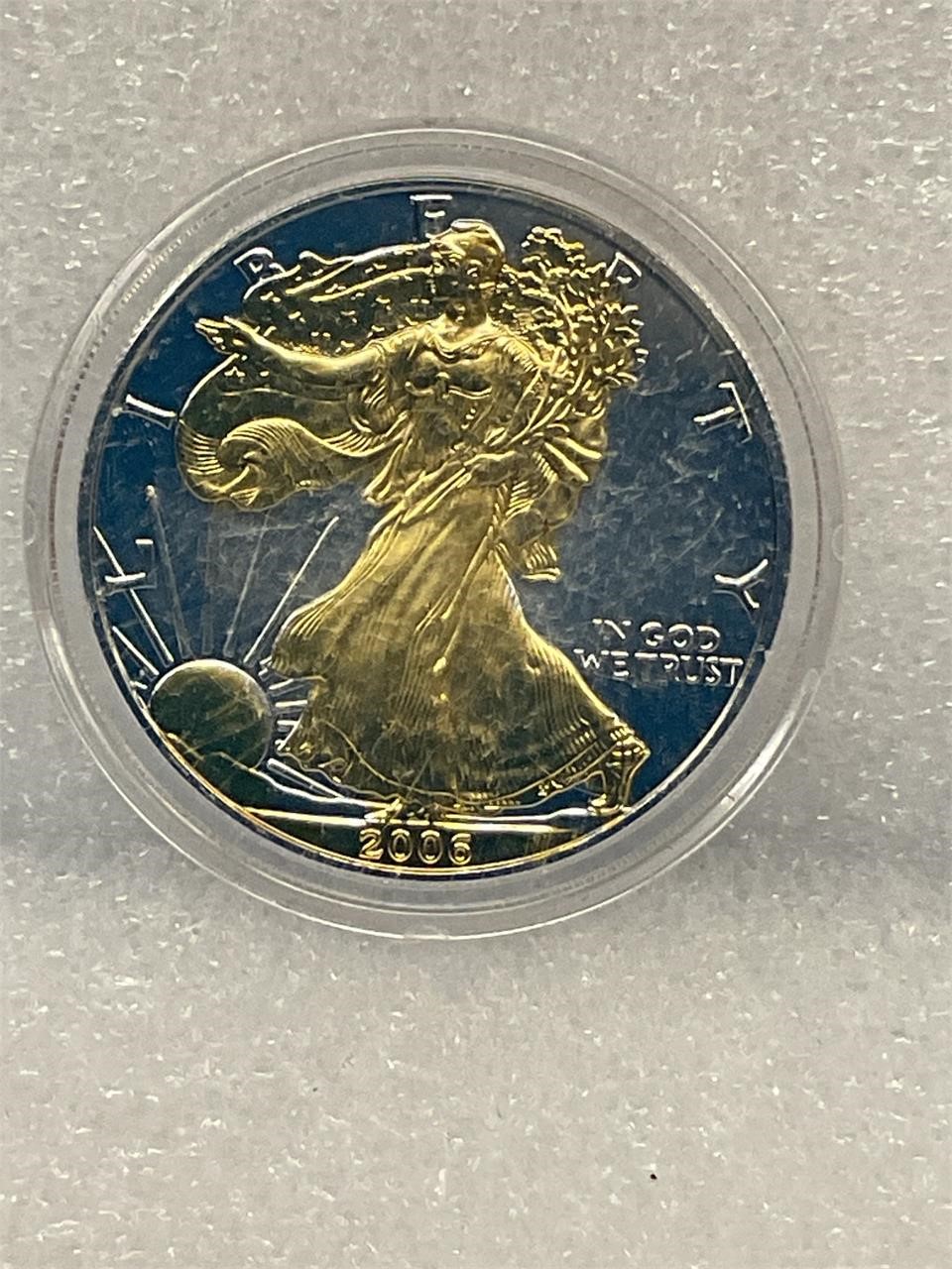 2006 1oz Silver Walking Liberty Dollar