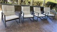 Outdoor seating- 4 piece rocker set- resin wicker