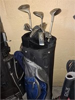 Golf bag with golf clubs, callaway,king