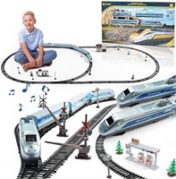 Electric Train Set for Kids - Train Toy with Track
