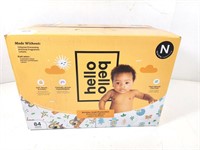 NEW Hello Bello Size N (Up to 10lbs) Diapers 84pcs