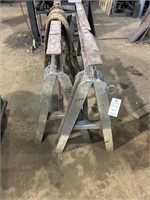 Two steel I-beam table saws see pictures