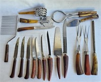 Vintage Kitchen Tools & Flatware -Bakelite, etc