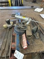 Tool lot, including files level right angle, cut