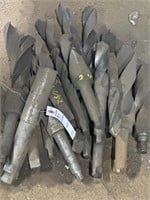 Extra large drillbits were drilling into steel