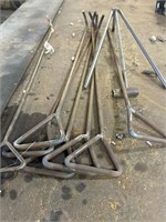 Still working rods to be used to pull steel