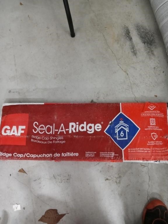 Seal a ridge cap
36x13x2