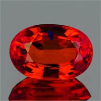 Natural Orange Red Sapphire 1.05 Cts {Flawless-VVS