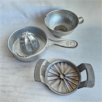 Juicer, Apple Slicer, Canning Funnel -Vintage