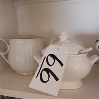 TEAPOT & COVERED DISH