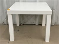 White Ikea Lack End Table