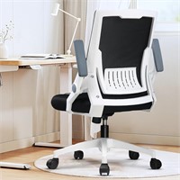 $70  COMHOMA Ergonomic Office Chair  White