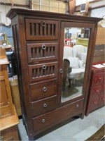 SOLID WOOD 6 DR/1 DO WARDROBE CHEST