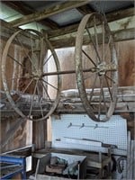 AntiqueSpoke Metal  Wheels