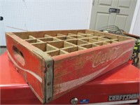 VINTAGE WOOD COCA-COLA BOTTLE CRATE