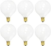 40W Incandescent Soft White G16.5 Globe Light Bulb