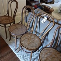 ICE CREAM PARLOR CHAIRS (4)