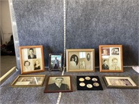 Old Framed Portraits and Photos