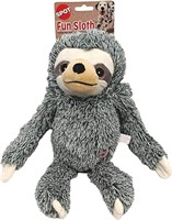 Fun Sloth Plush Dog Toy Assorted Colors 13"