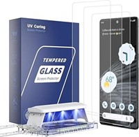 3 Pack UV Glass Screen Protector for Google Pixel