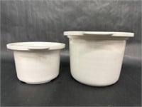 White Ceramic Crockpot Inserts