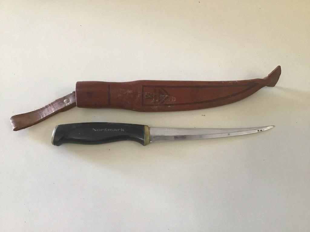 Normark Knife with Leather Sheath