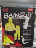 Boss - (Large) Ansi Class 3 Rainsuit