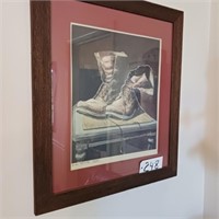 BOOT PRINT SIGNED BY ROBERT MILE 452/1000