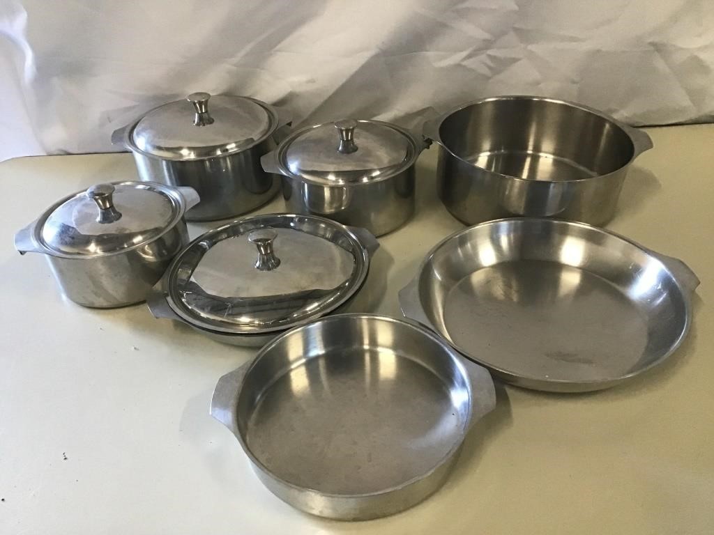 Stainless Steel Pots and Pans Bundle