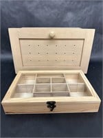 Wooden Shadow Box & Storage Container
