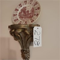 "GOD BLESS THIS HOUSE" PLATE, WALL DECOR