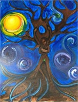 West Coast Native Original Tree of Life Painting