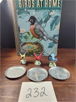 Bird Lot, Coasters, Figures and Book
